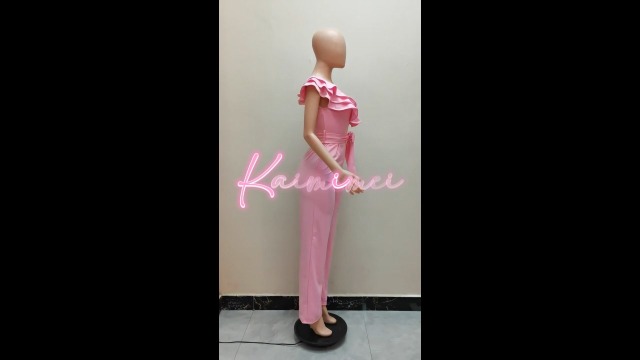 Amazon.com: kaimimei Womens Casual Jumpsuits V-Neck Sleeveless